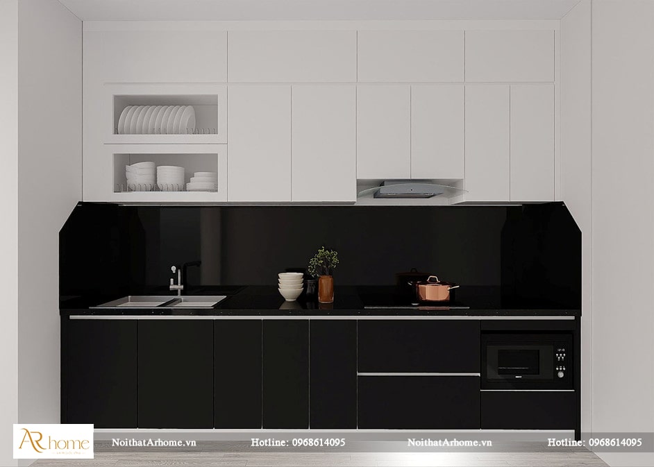 Trang trí căn bếp nhỏ phong cách đơn giản mà hiện đại Trang trí căn bếp nhỏ phong cách đơn giản mà hiện đại 